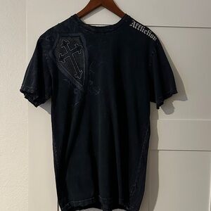 🔥Affliction Dark Tee with Cross Design